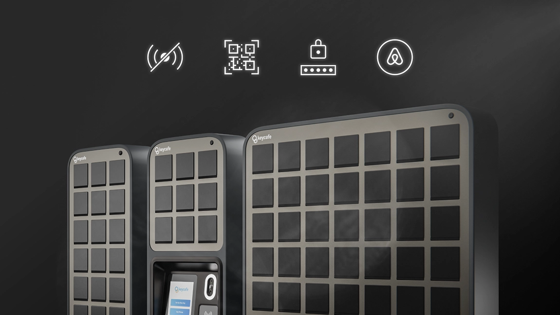 Keycafe updates: offline key exchanges, QR code authentication, default authentication settings, and Airbnb co-host support for smoother key management.
