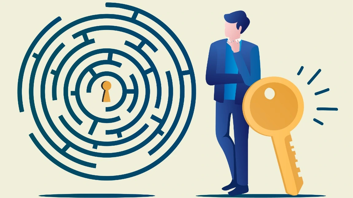 Image representing key management and controlled access.